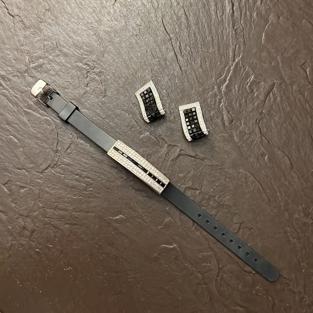 Landau Silver Jewelry Set Vintage